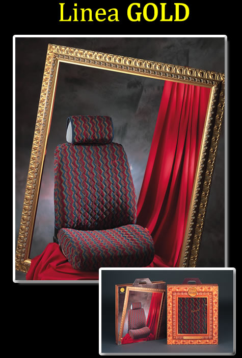 Seat covers 'Linea Gold' by Prodotti Record.